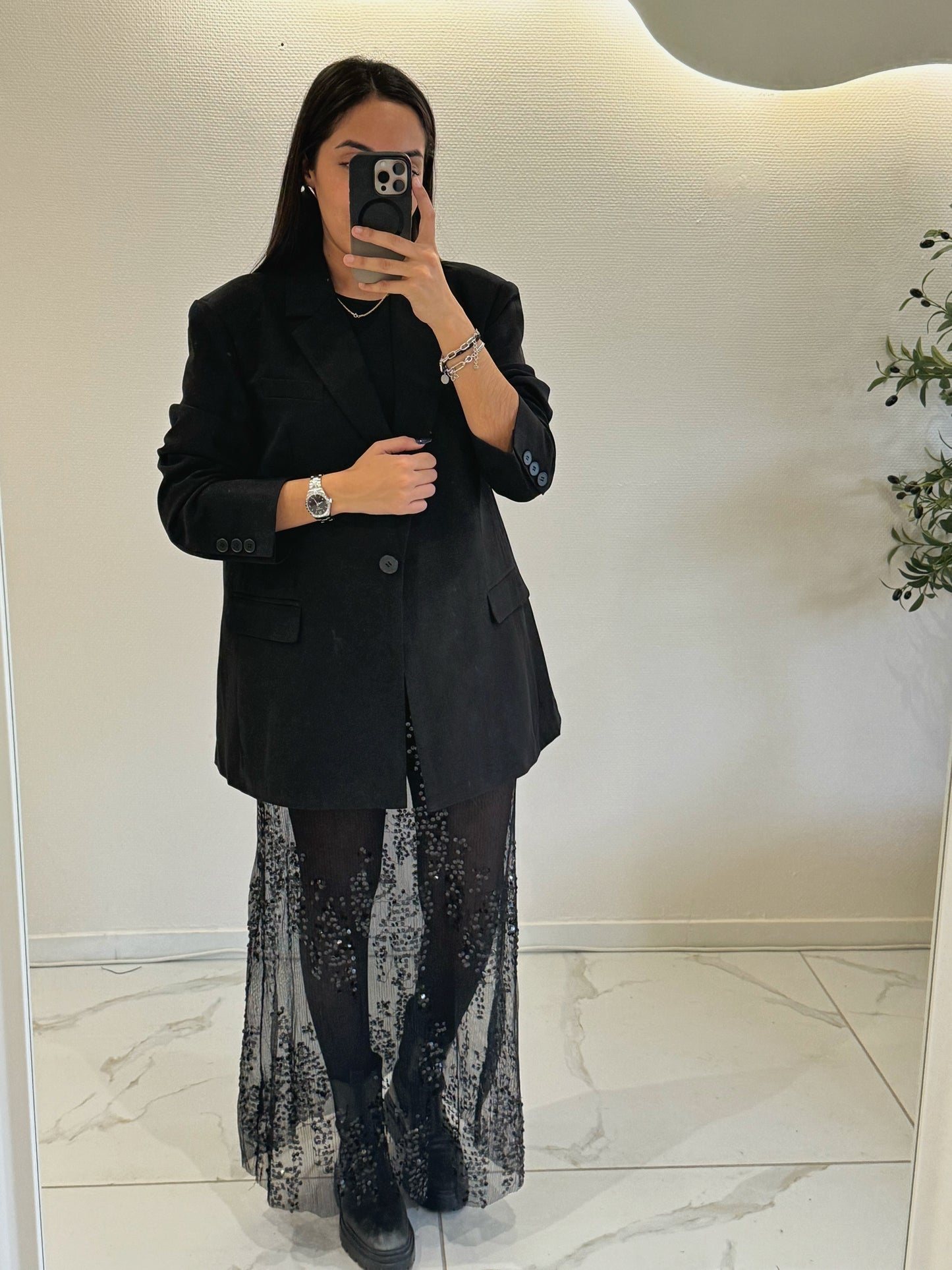 Jupe longue Sequin