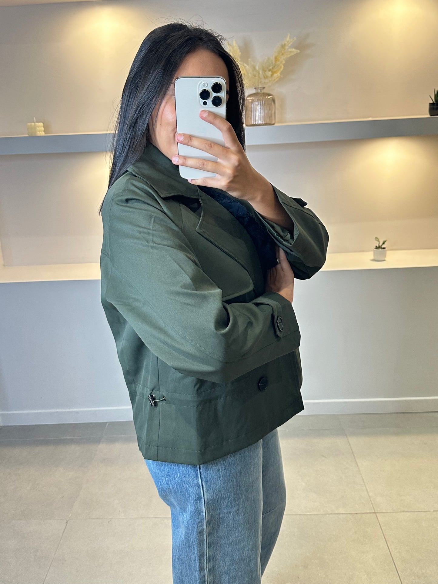 TRENCH COURT KAKI