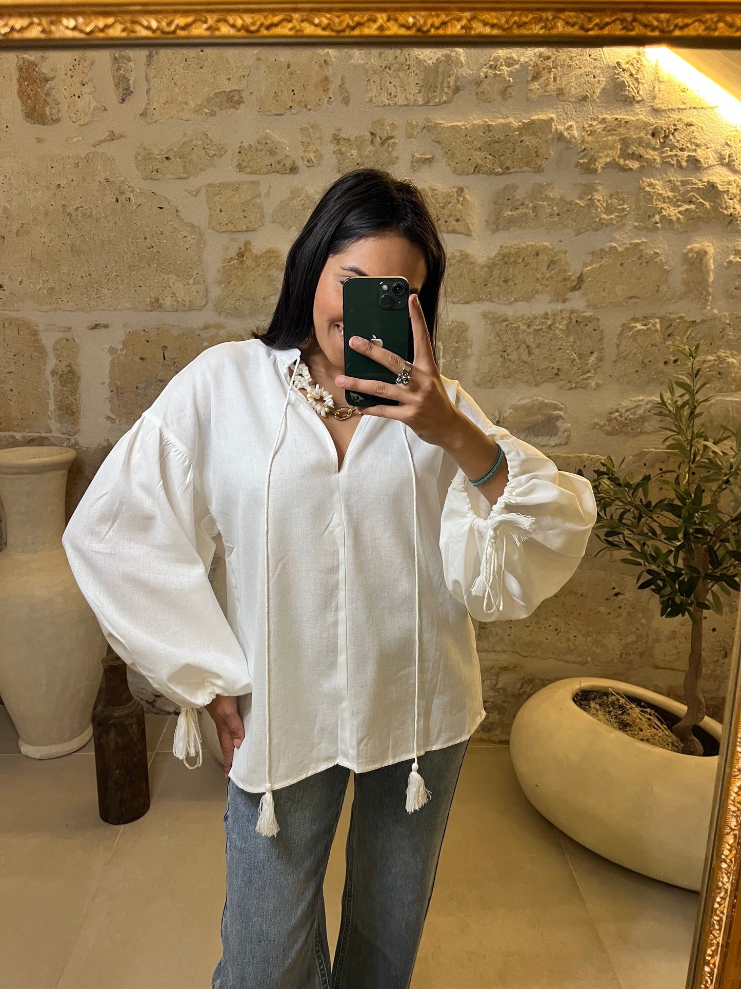 Blouse blanche