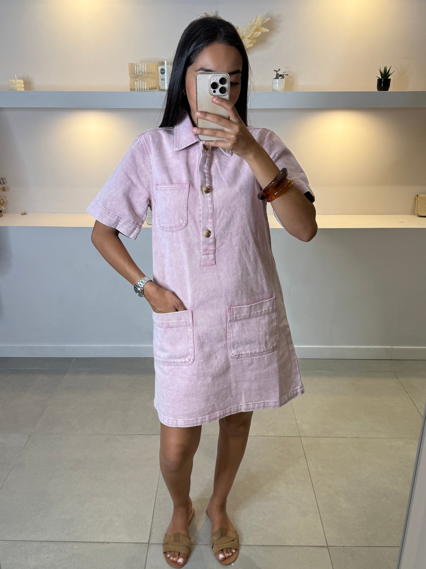 Robe en jean