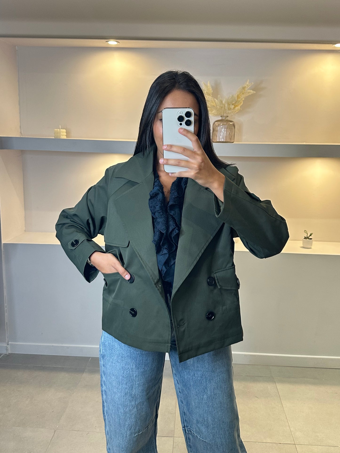 TRENCH COURT KAKI