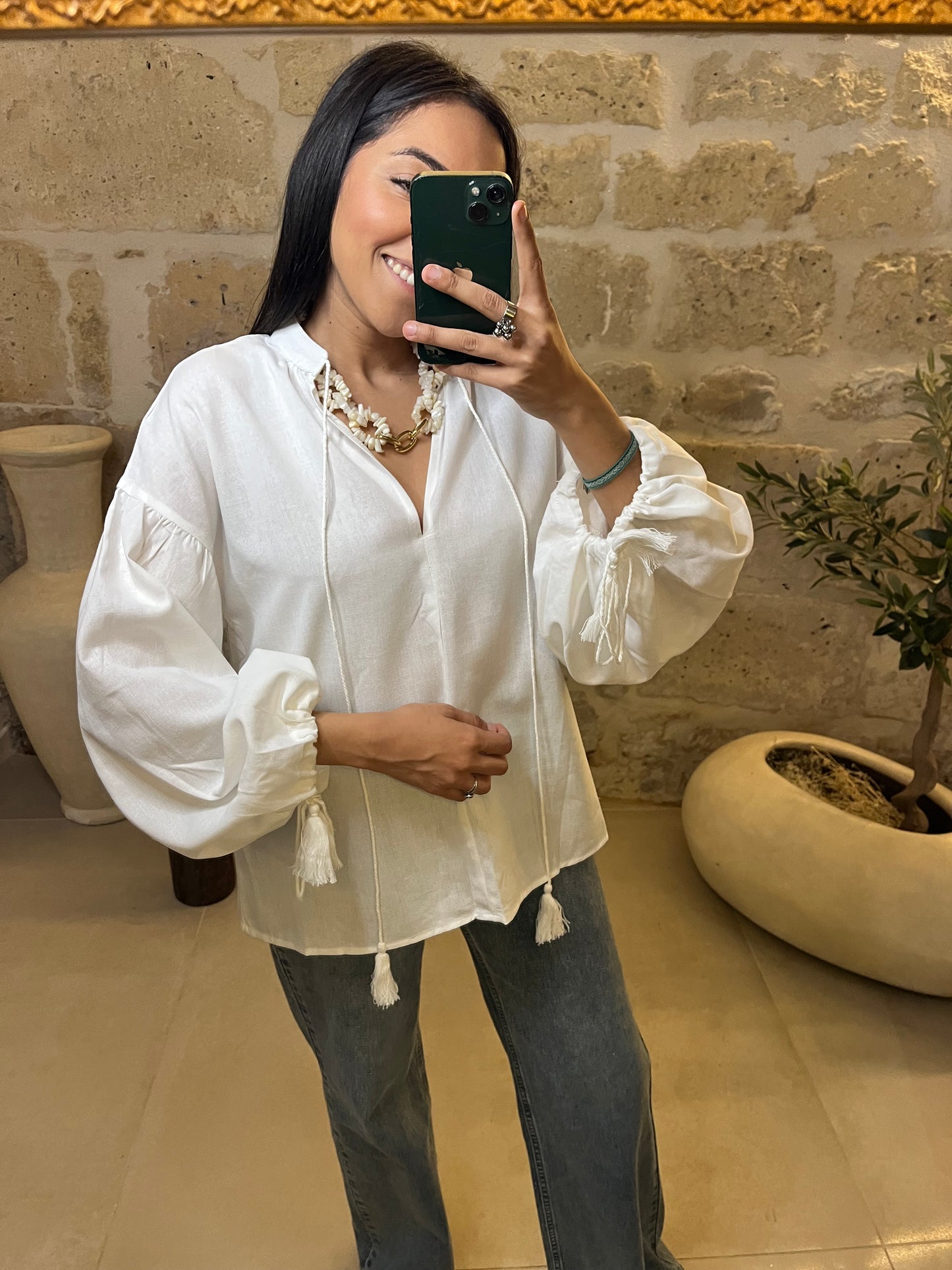 Blouse blanche