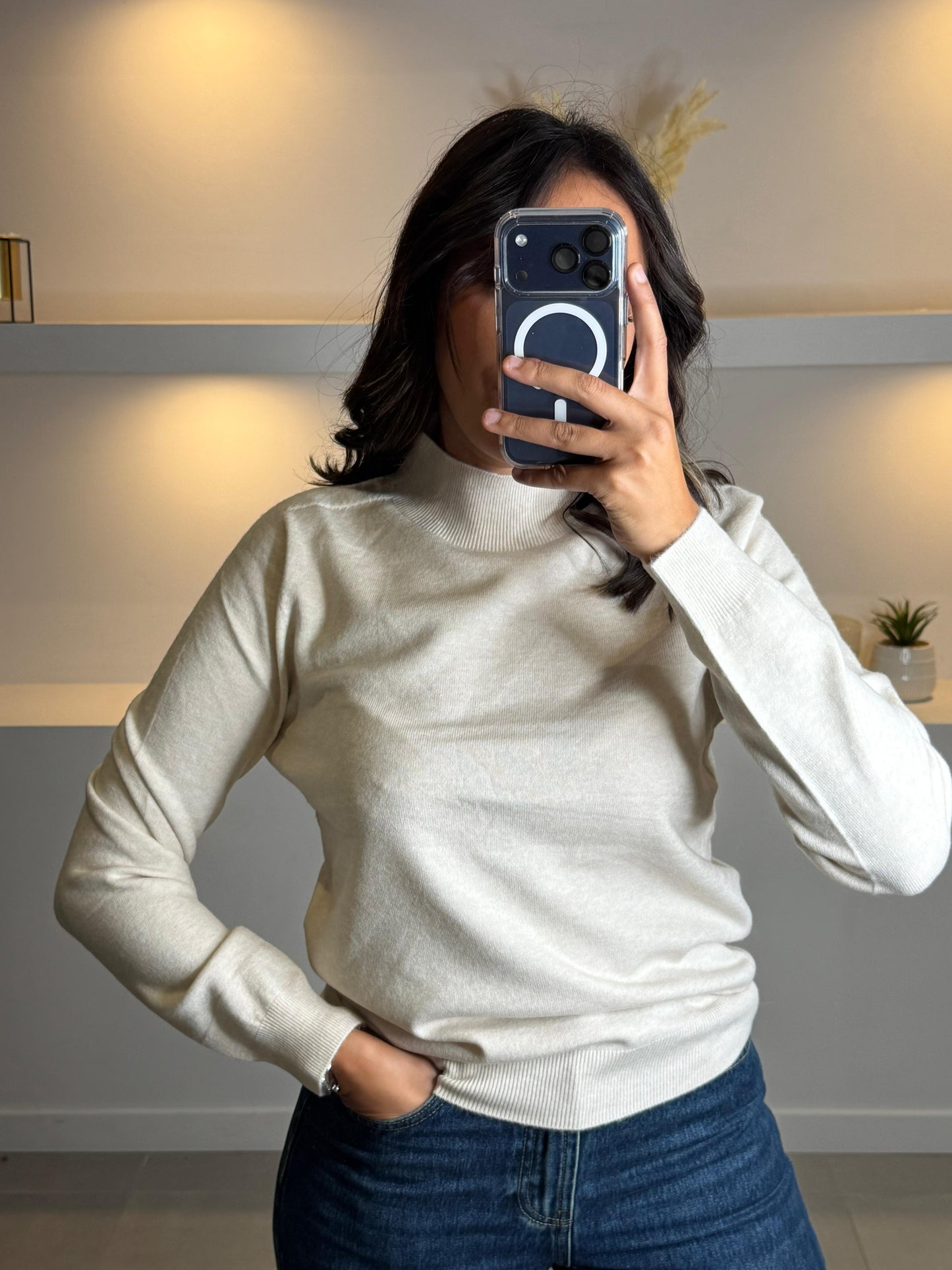 Pull maille fine