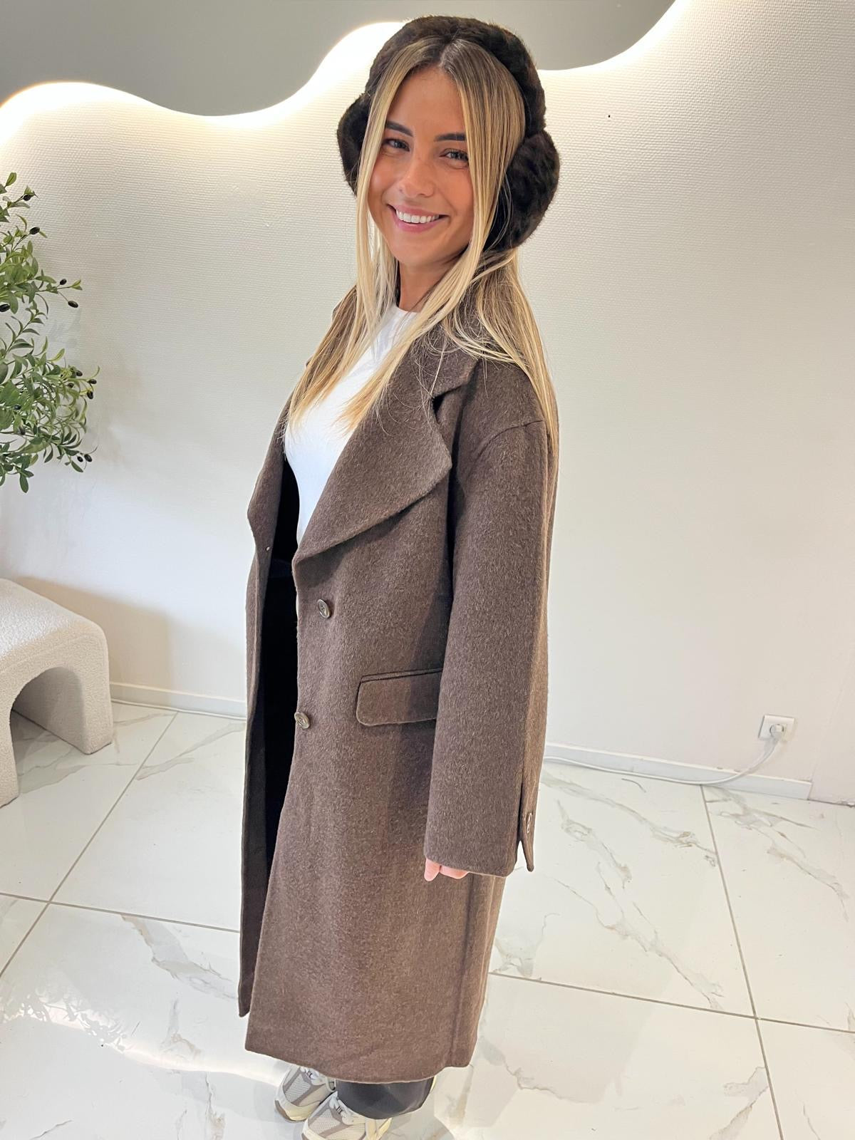 Manteau long 2 coloris