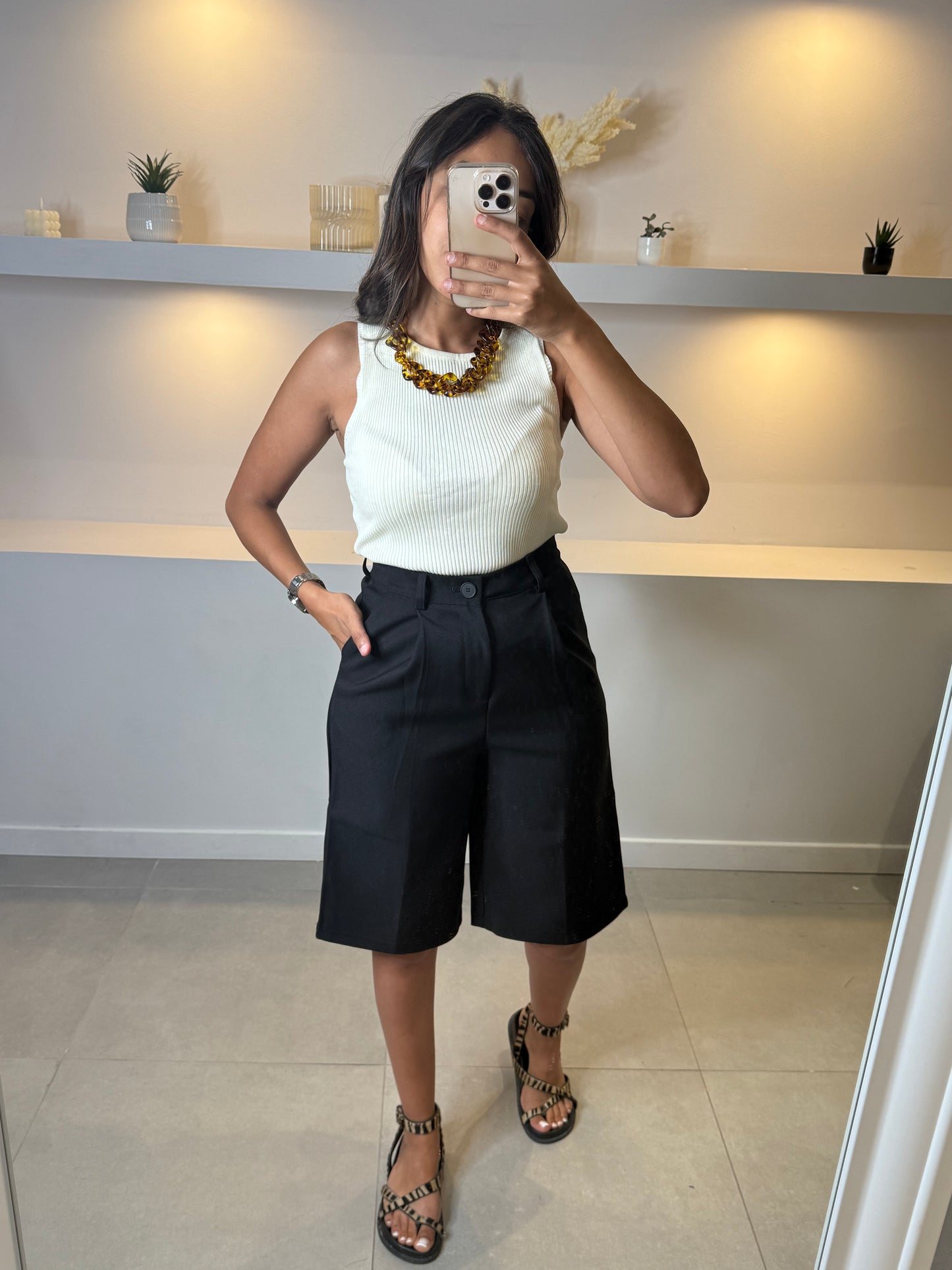 Short à pince