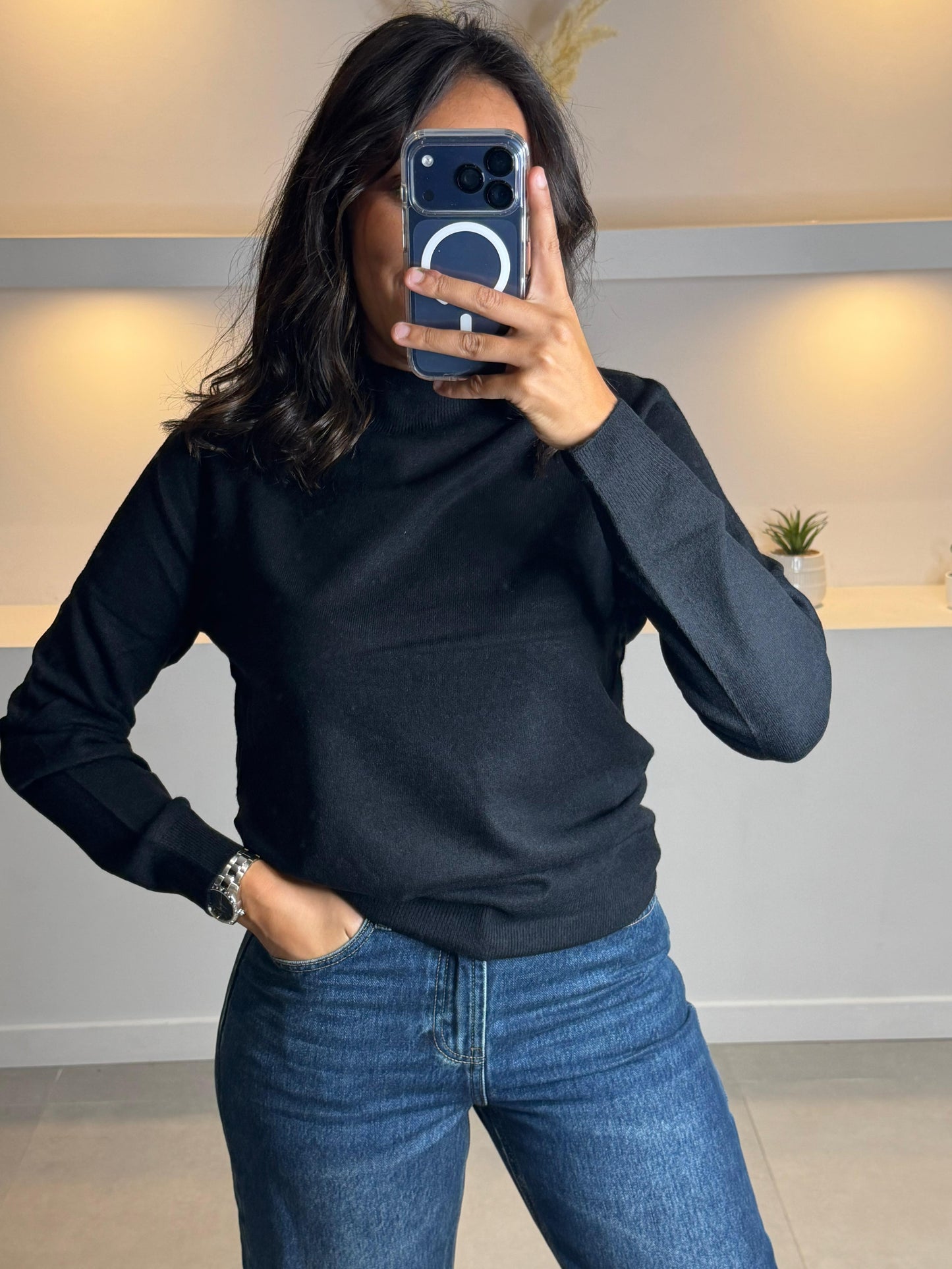 Pull maille fine
