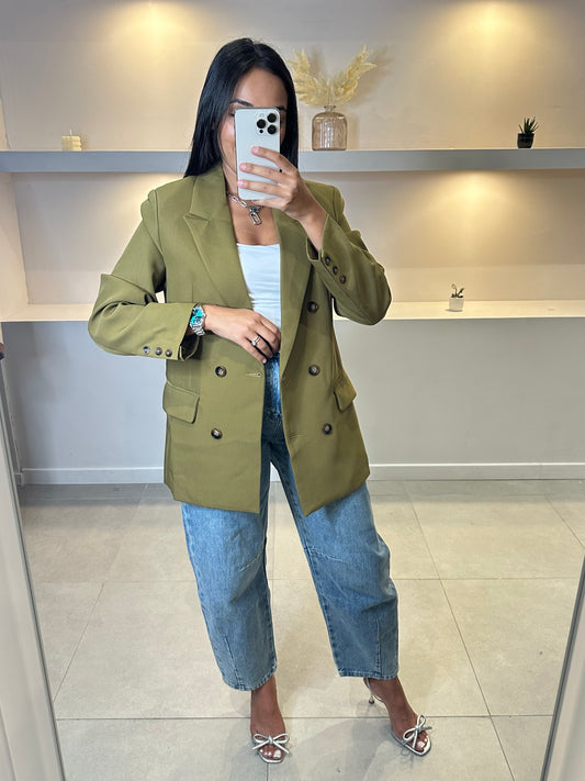 VESTE BLAZER VERT