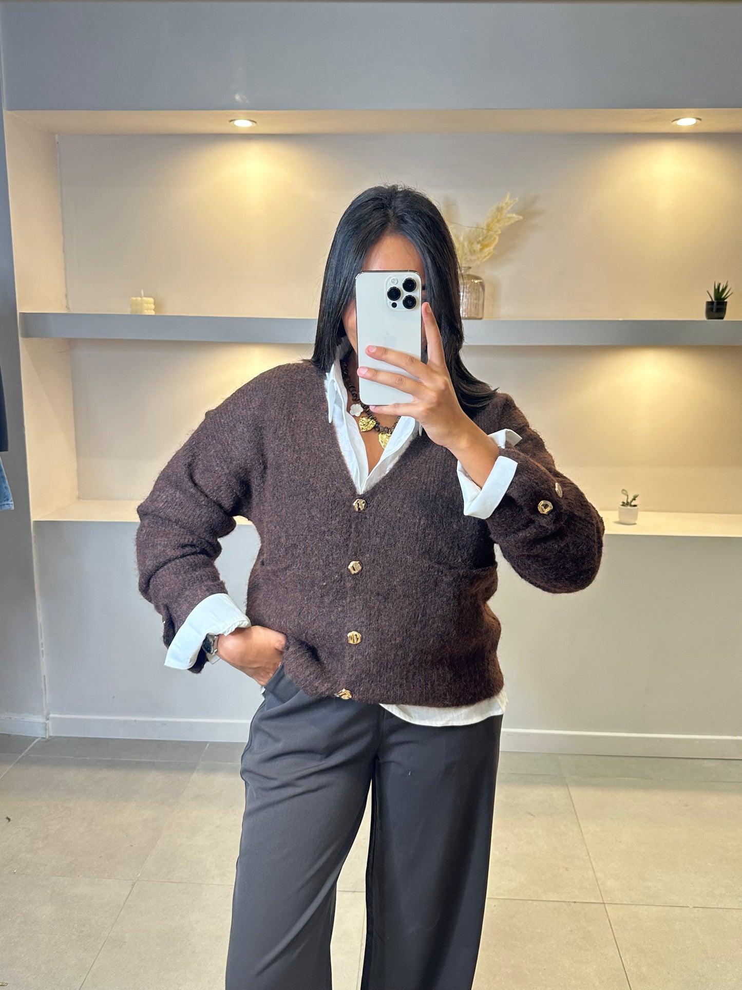 CARDIGAN CHOCOLAT