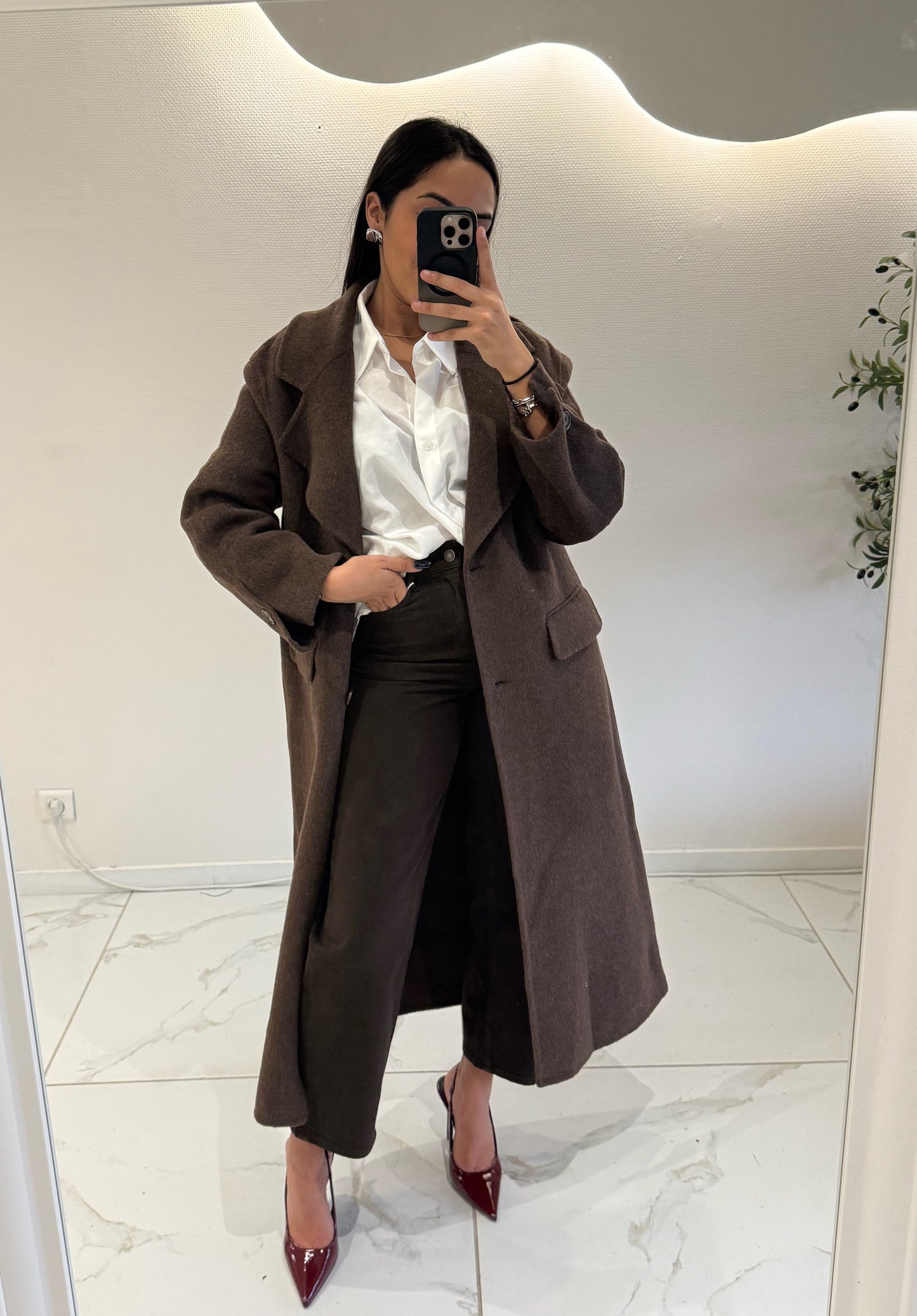 Manteau long 2 coloris