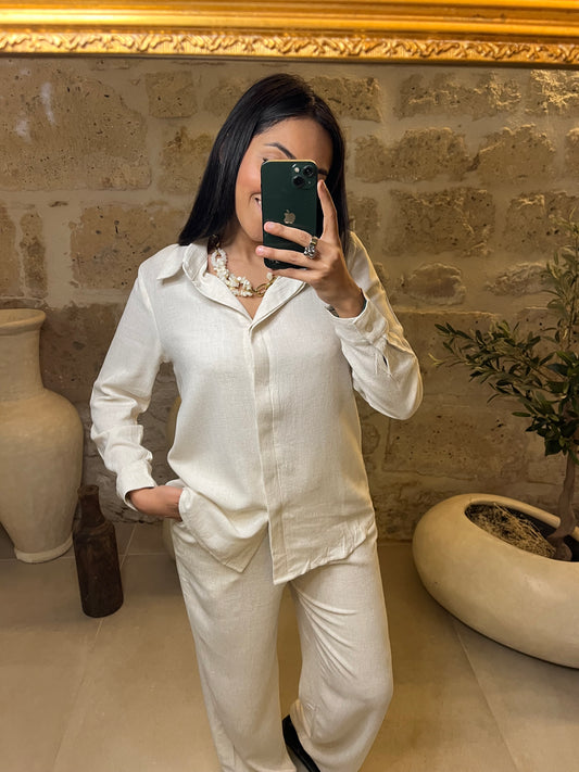 Ensemble LIN beige