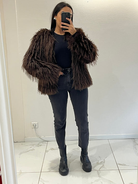 Jean gris coupe droite