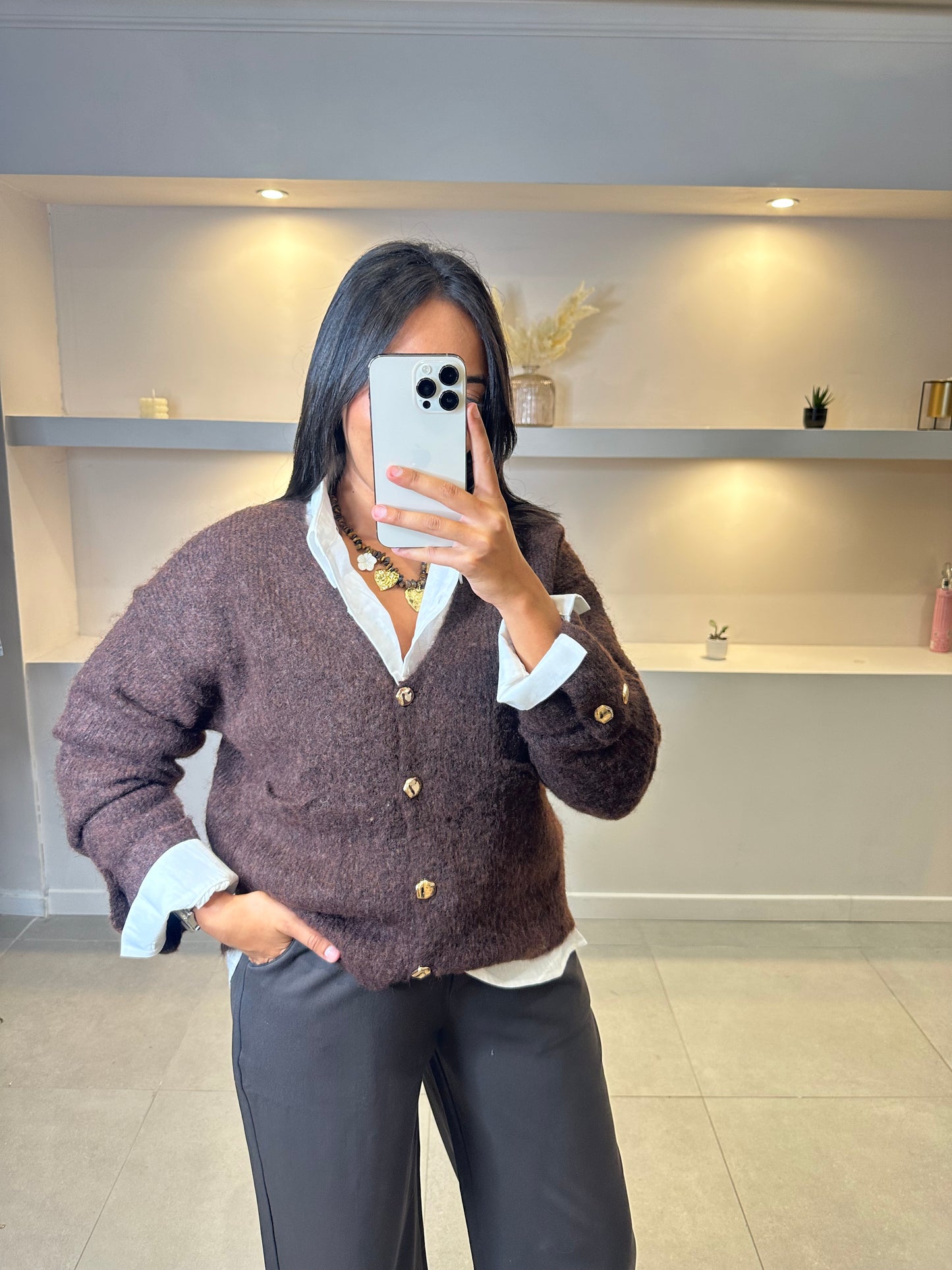 CARDIGAN CHOCOLAT